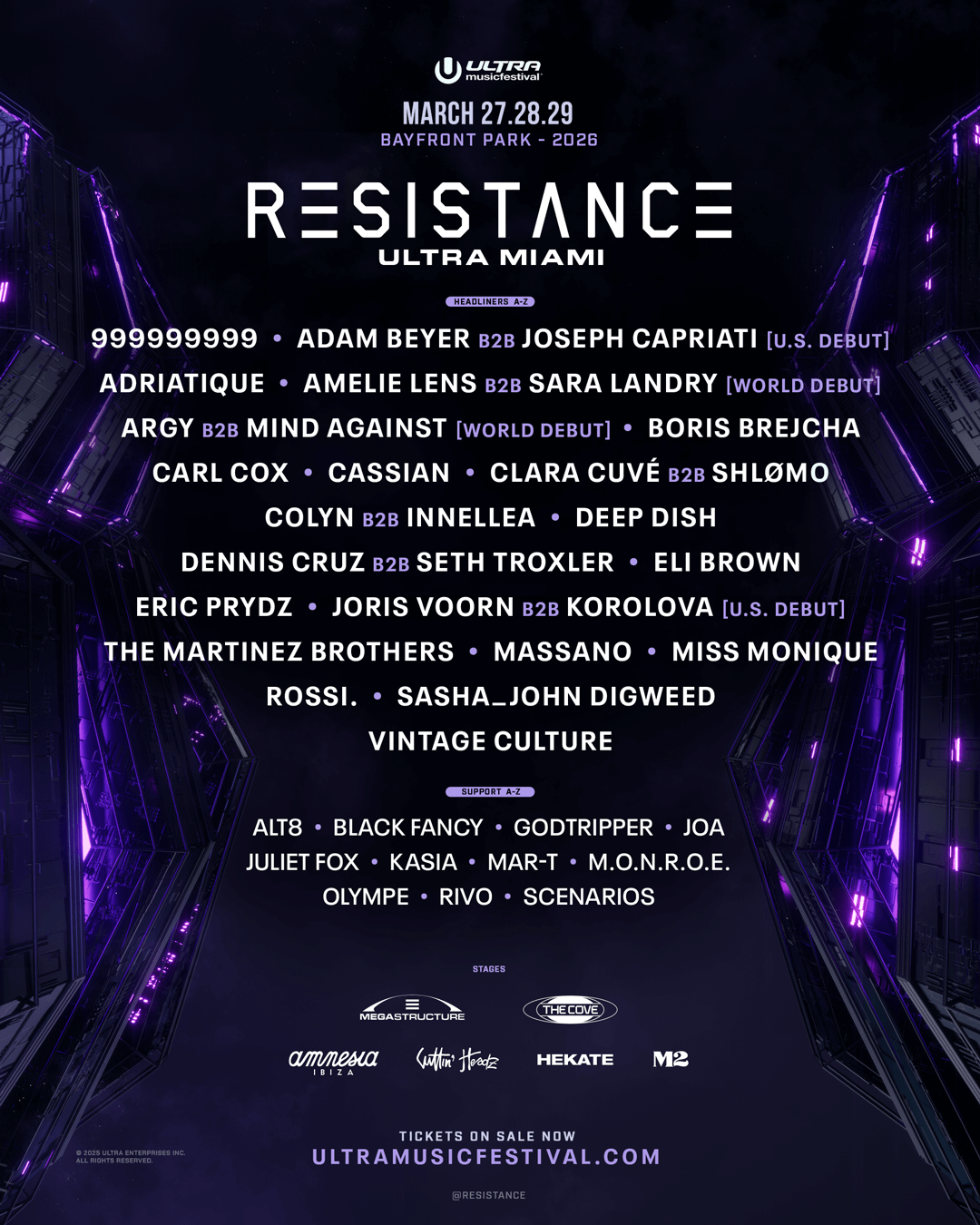 RESISTANCE Ultra Miami 2026 — Bayfront Park